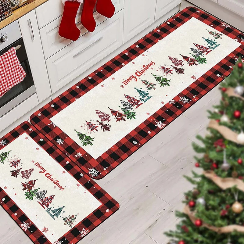 Weihnachts-Themen Küchenmatte Set