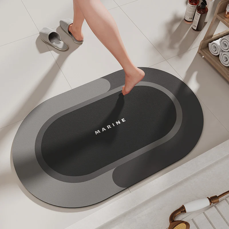 Stylische rutschfeste Badematte