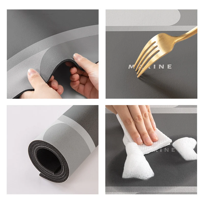 Stylische rutschfeste Badematte