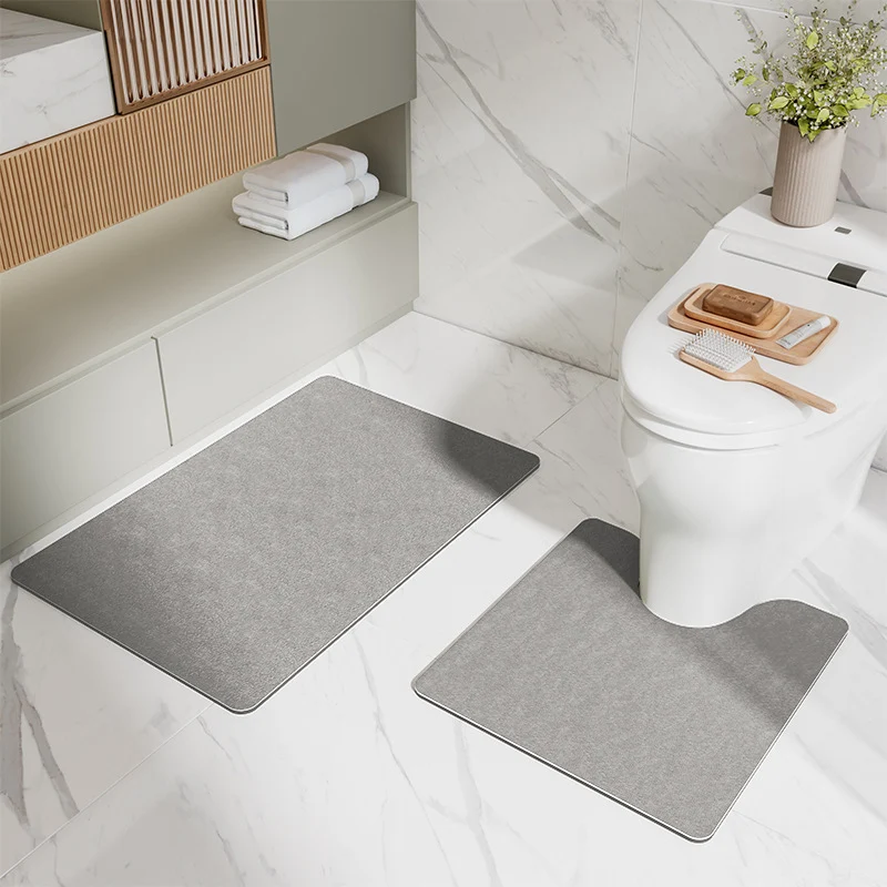 Weiches saugfähiges Badezimmermatten-Set