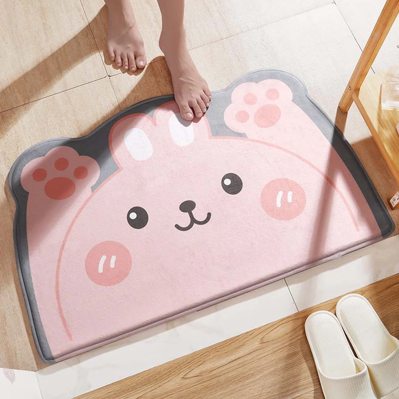 Verspieltes Tierdesign Badmatte
