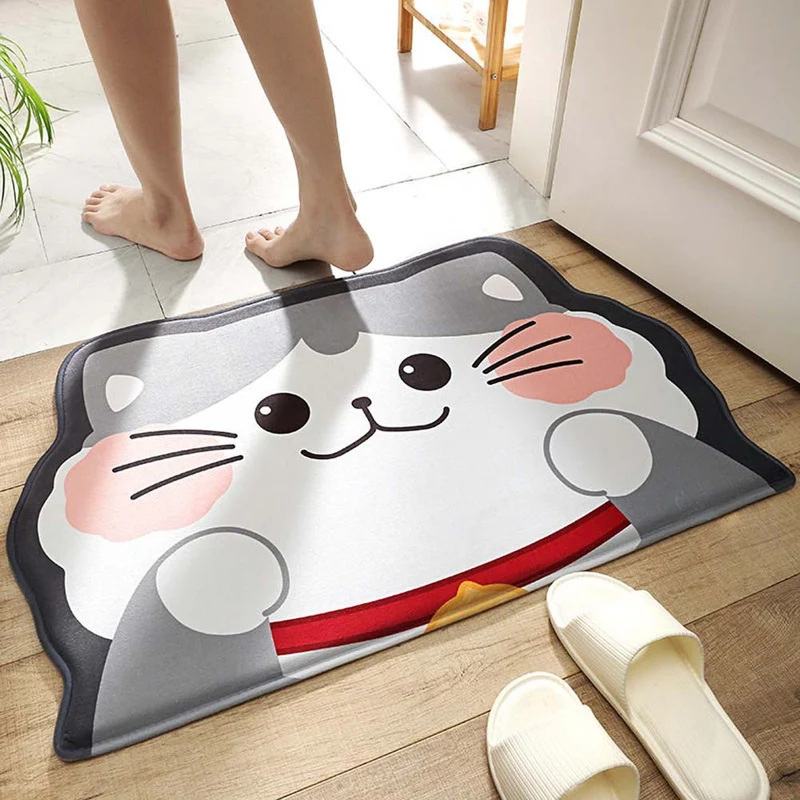 Verspieltes Tierdesign Badmatte