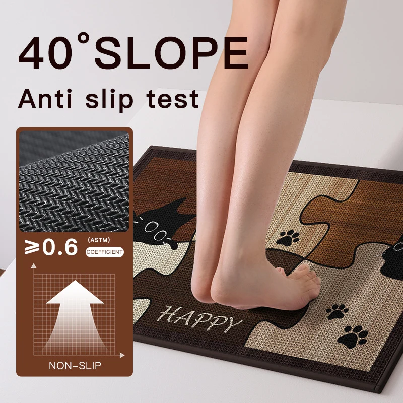 Dekorative Puzzle Katze Fußmatte