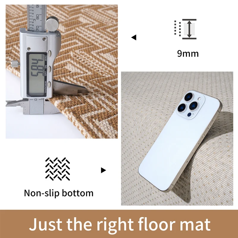 Geometrisch gemusterter Teppich