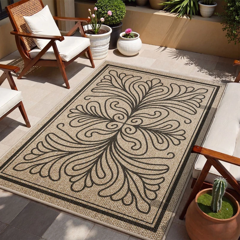 Outdoor Dekorativer Bereich Teppich