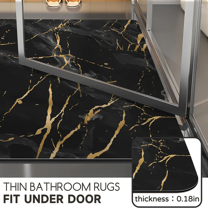 Elegante Marmor Design Badematte