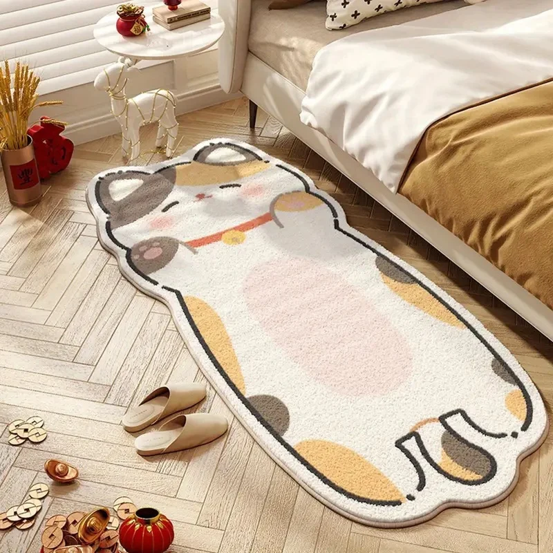 Verspielt Cartoon Katze Teppich