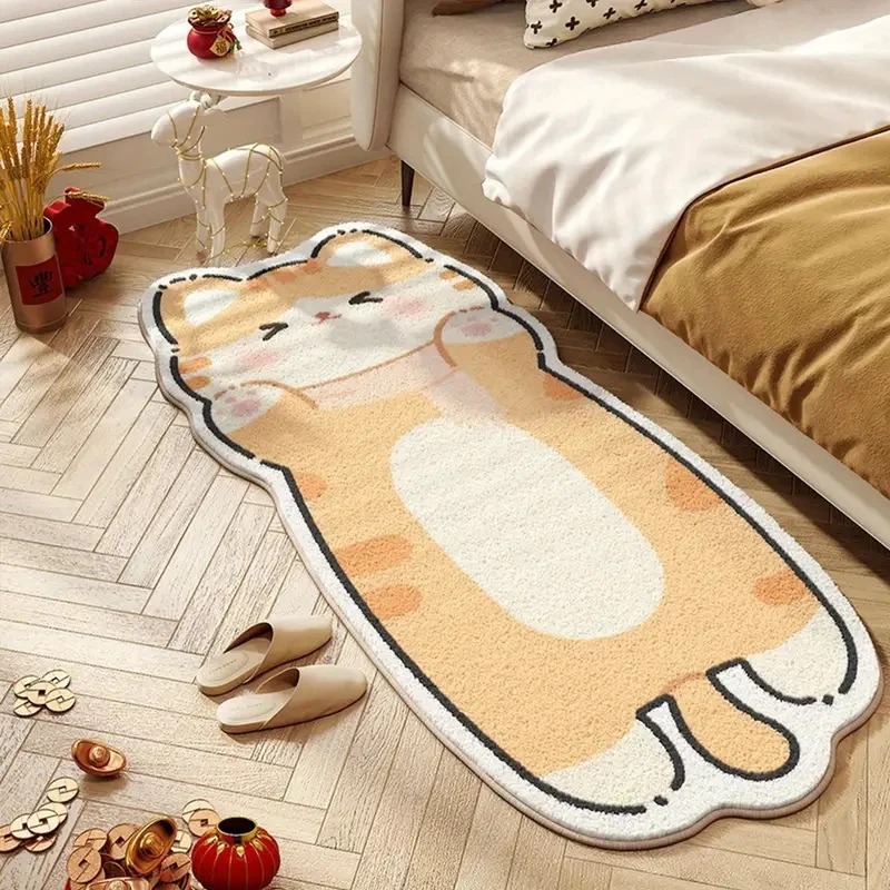 Verspielt Cartoon Katze Teppich
