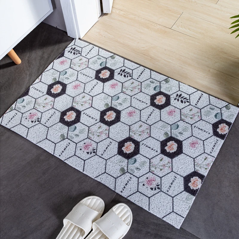Geometrisch gemusterte Eingangsmatte