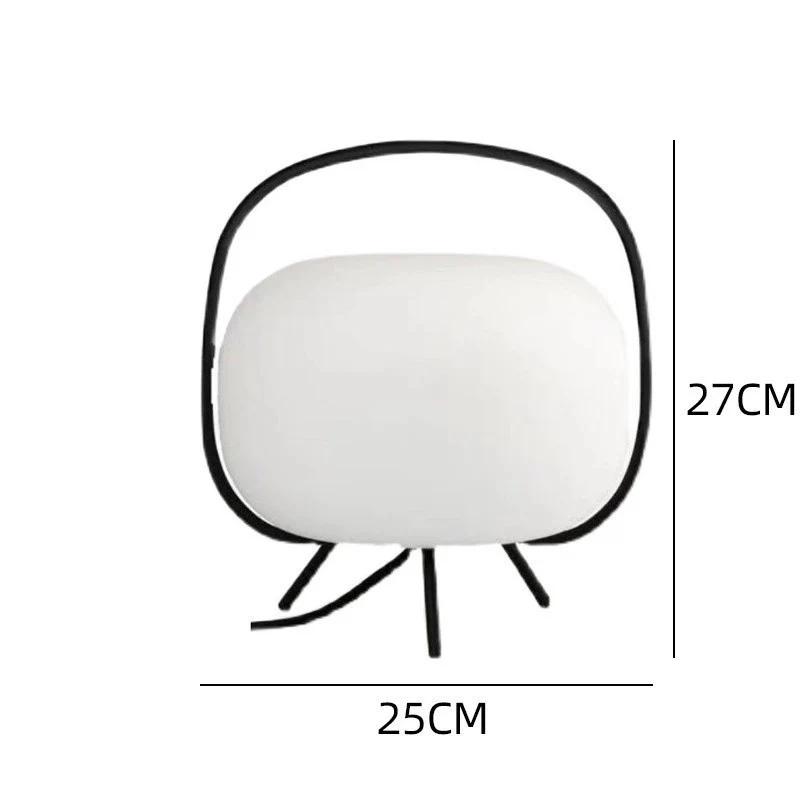 Moderne Minimalistische Tischlampe mit elegantem geschwungenem Design