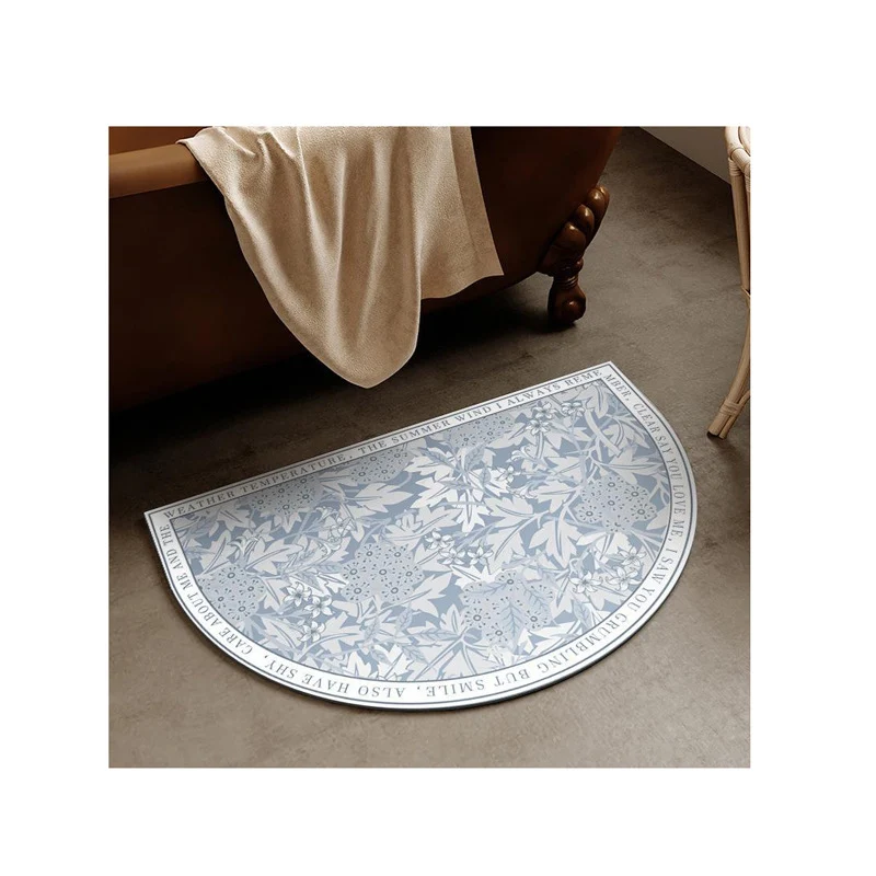 Elegante Blumendesign-Badmatte