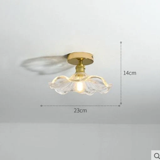 Vintage Glas Flush Mount Licht