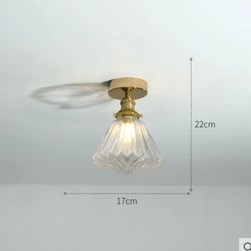 Vintage Glas Flush Mount Licht