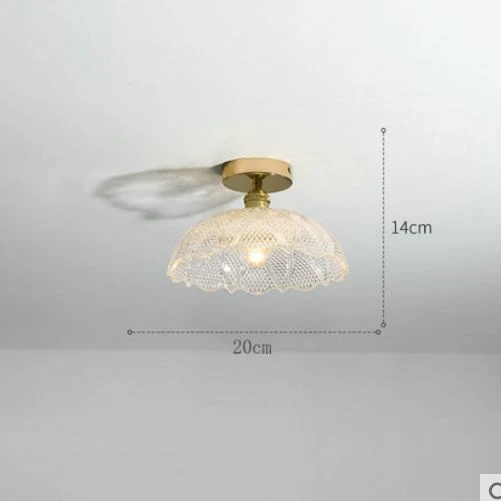 Vintage Glas Flush Mount Licht