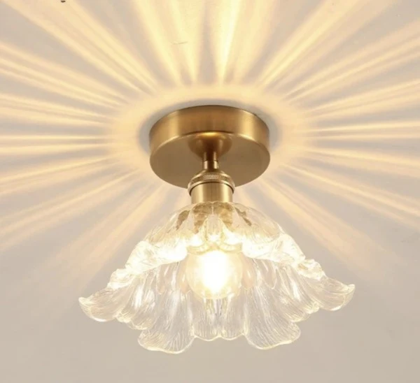 Vintage Glas Flush Mount Licht