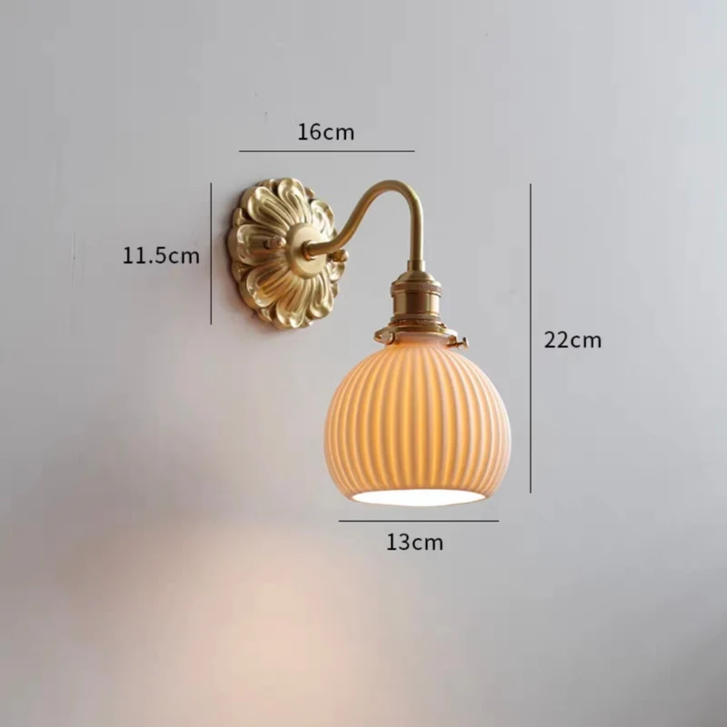 Elegante Wandlampe