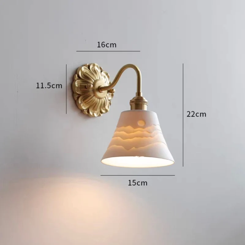 Elegante Wandlampe