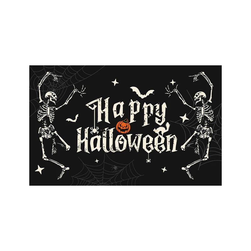 Halloween-Themen Rutschfester Badteppich
