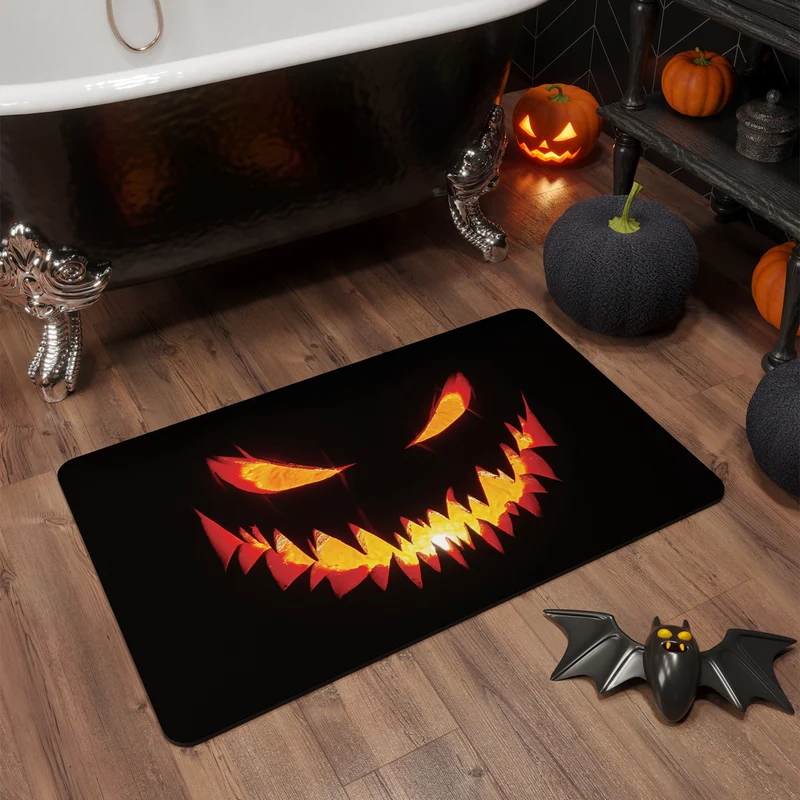 Halloween-Themen-Badmatte