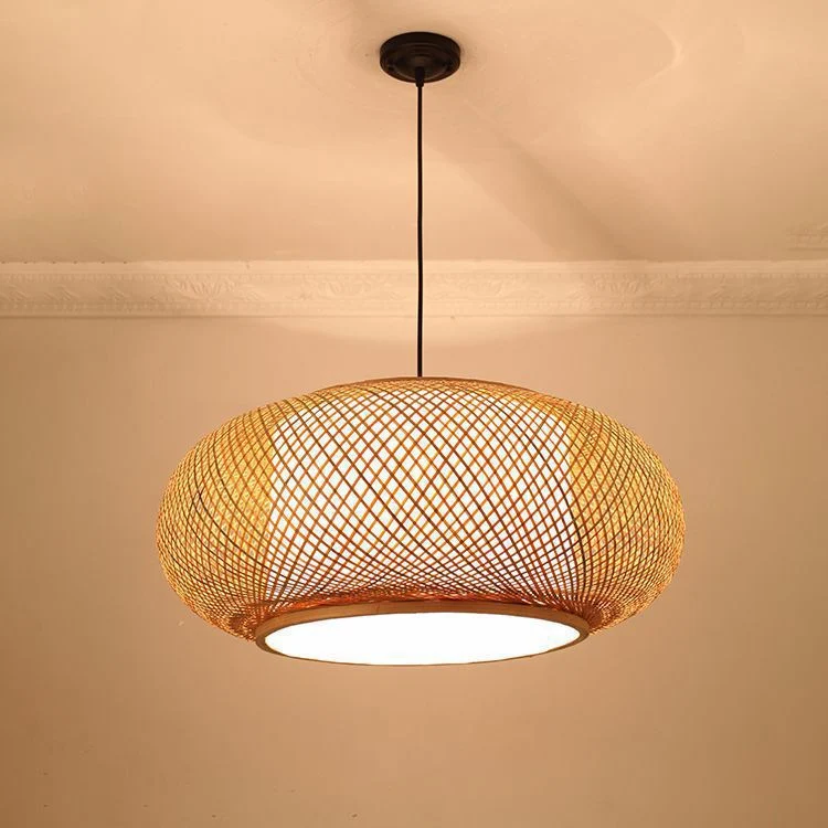 Geflochtene Rattan Hängeleuchte