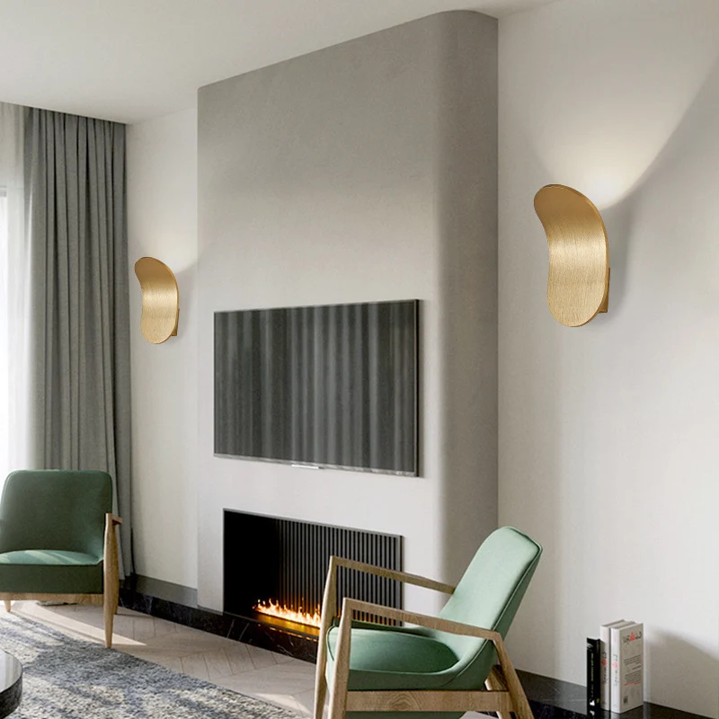 Elegante Wandmontierte LED Wandleuchte