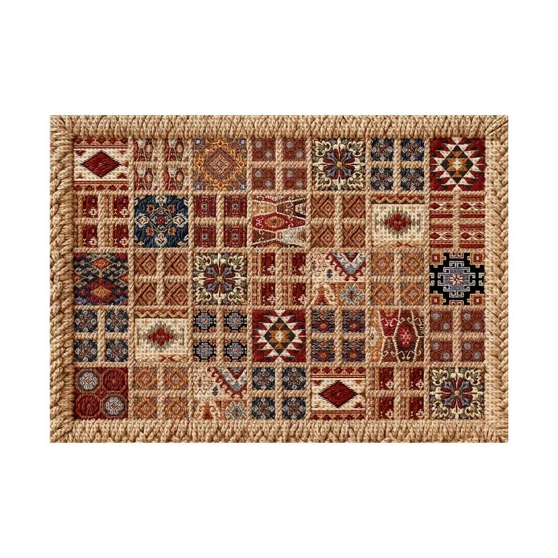 Künstlerischer geometrischer Teppich