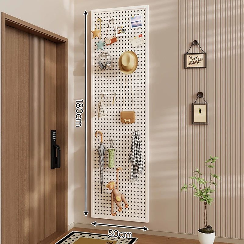 Wandanag perforiertes Lochboard-Organizer-Panel Großes Quadrat mit modularen Haken und Zubehör