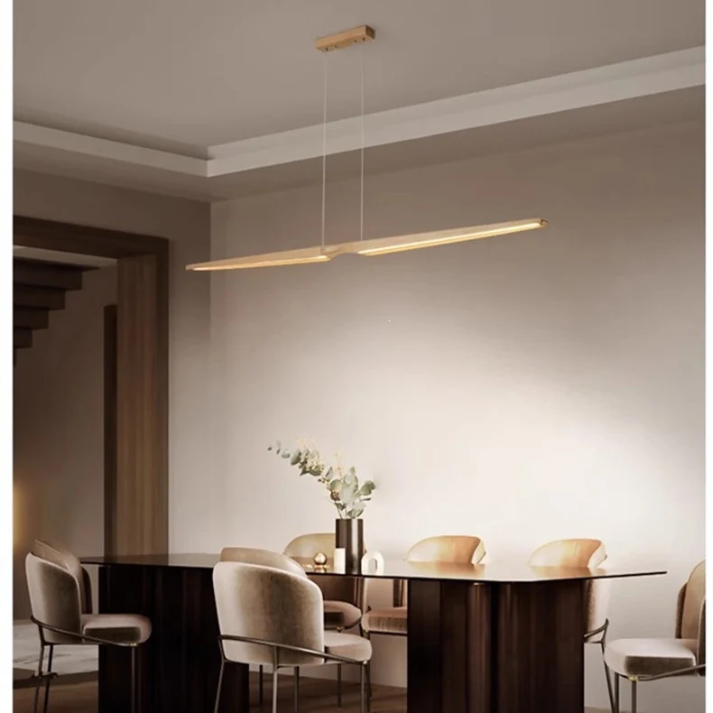 Moderne Holz Pendelleuchte