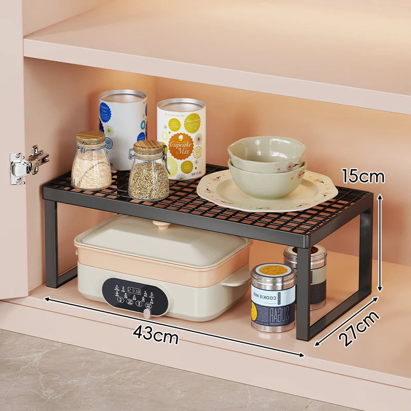 Belüfteter Metallgitter-Schrankregal-Organizer-Rack
