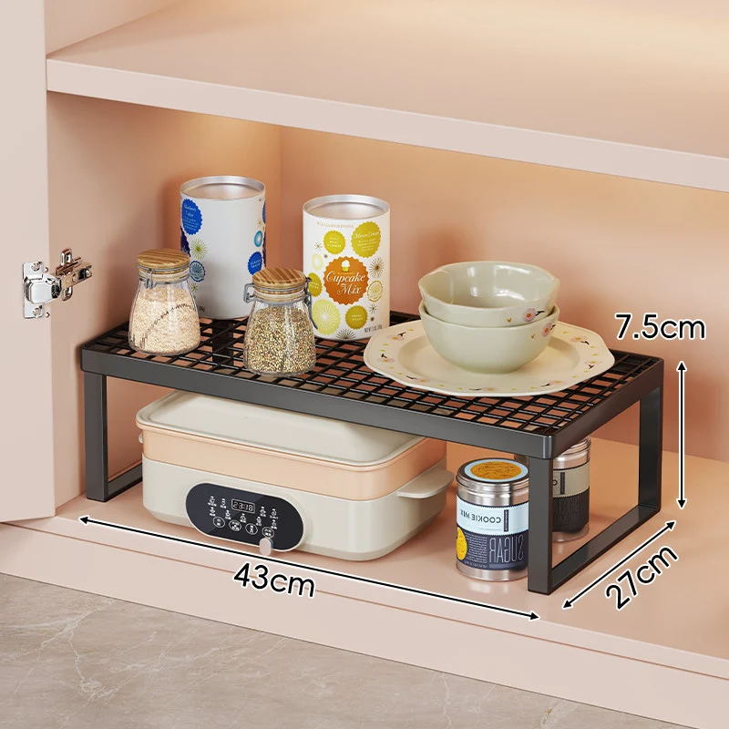 Belüfteter Metallgitter-Schrankregal-Organizer-Rack