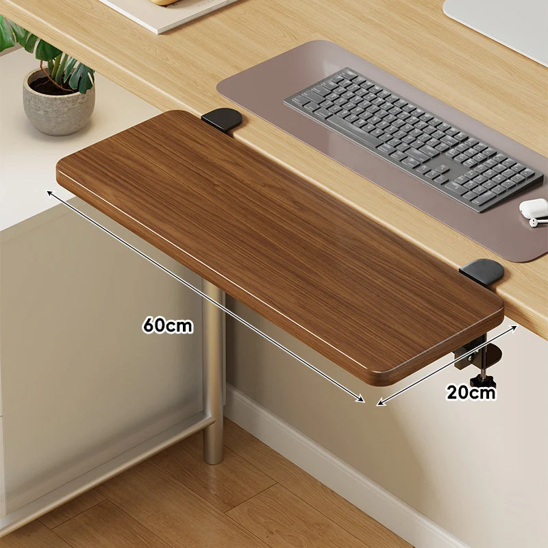Unter-Tisch Gleitschienen-Tastaturablage und Schreibtischverlängerung mit sanfter Gleitmontage