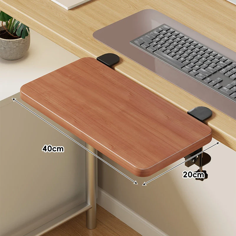Unter-Tisch Gleitschienen-Tastaturablage und Schreibtischverlängerung mit sanfter Gleitmontage