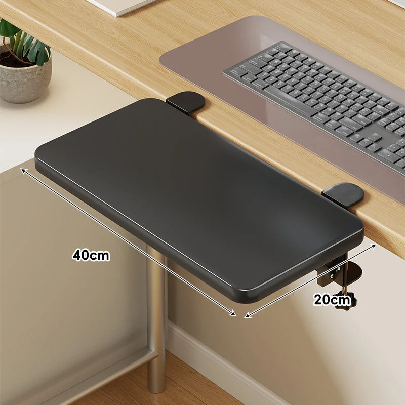 Unter-Tisch Gleitschienen-Tastaturablage und Schreibtischverlängerung mit sanfter Gleitmontage