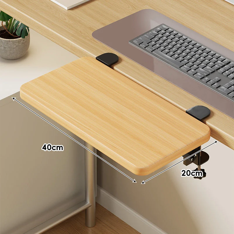 Unter-Tisch Gleitschienen-Tastaturablage und Schreibtischverlängerung mit sanfter Gleitmontage