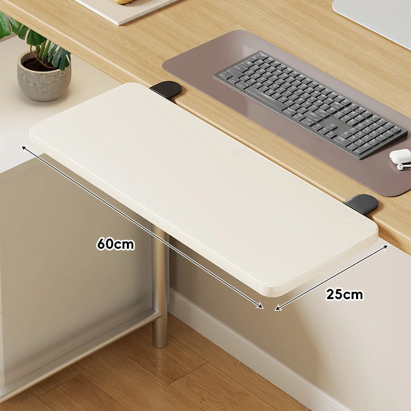 Unter-Tisch Gleitschienen-Tastaturablage und Schreibtischverlängerung mit sanfter Gleitmontage