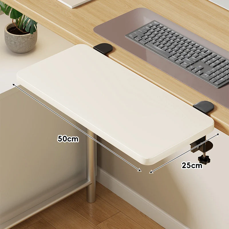 Unter-Tisch Gleitschienen-Tastaturablage und Schreibtischverlängerung mit sanfter Gleitmontage