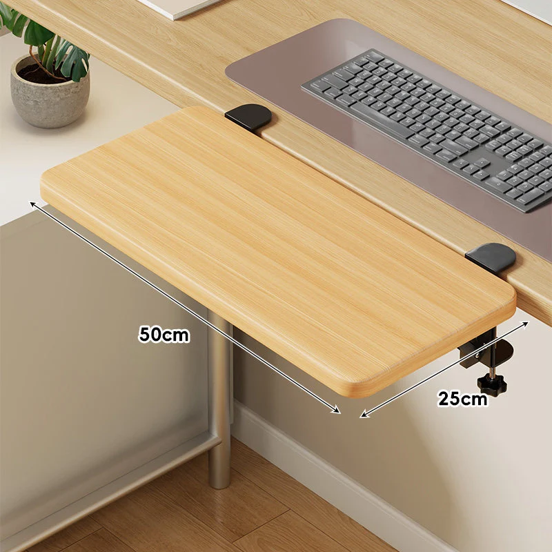 Unter-Tisch Gleitschienen-Tastaturablage und Schreibtischverlängerung mit sanfter Gleitmontage