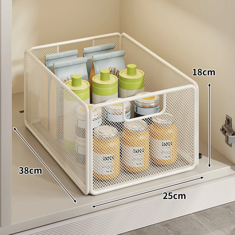 Unter-Schrank-Netz-Rollaufbewahrungskorb