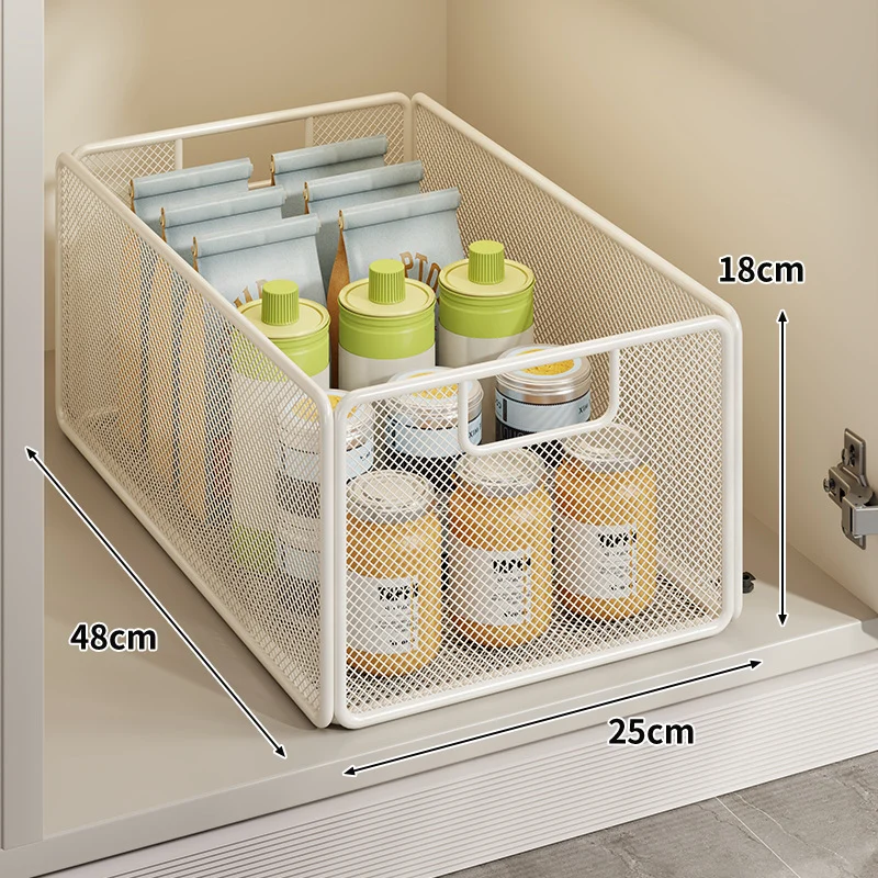 Unter-Schrank-Netz-Rollaufbewahrungskorb