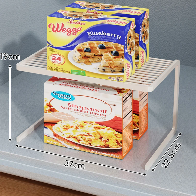 Dreistufiger schlanker eingelassener Arbeitsplatten-Pantry-Regal-Organizer