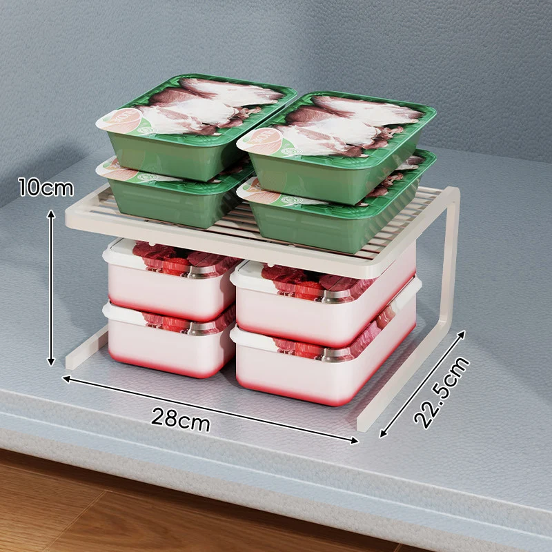 Dreistufiger schlanker eingelassener Arbeitsplatten-Pantry-Regal-Organizer