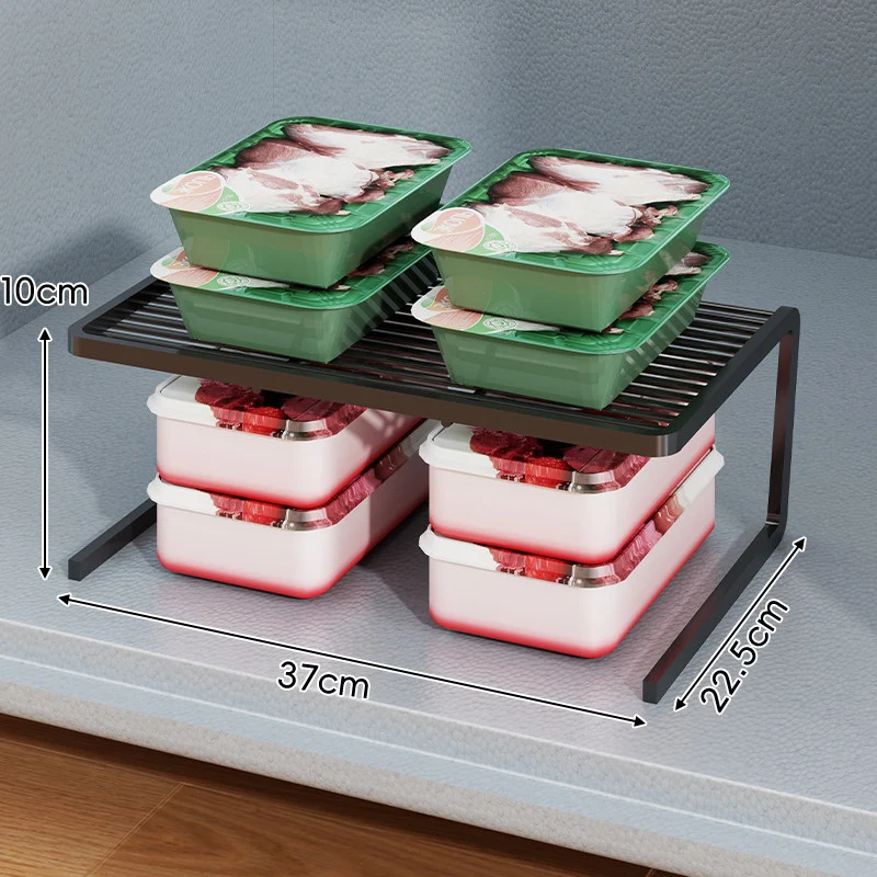 Dreistufiger schlanker eingelassener Arbeitsplatten-Pantry-Regal-Organizer
