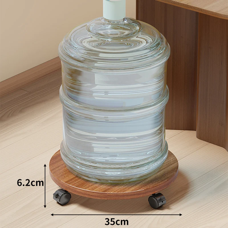 Rollen Holzbottich Dolly mit Schwenkrädern und flachem Plattform