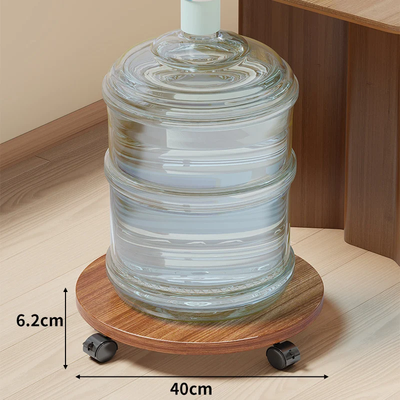 Rollen Holzbottich Dolly mit Schwenkrädern und flachem Plattform