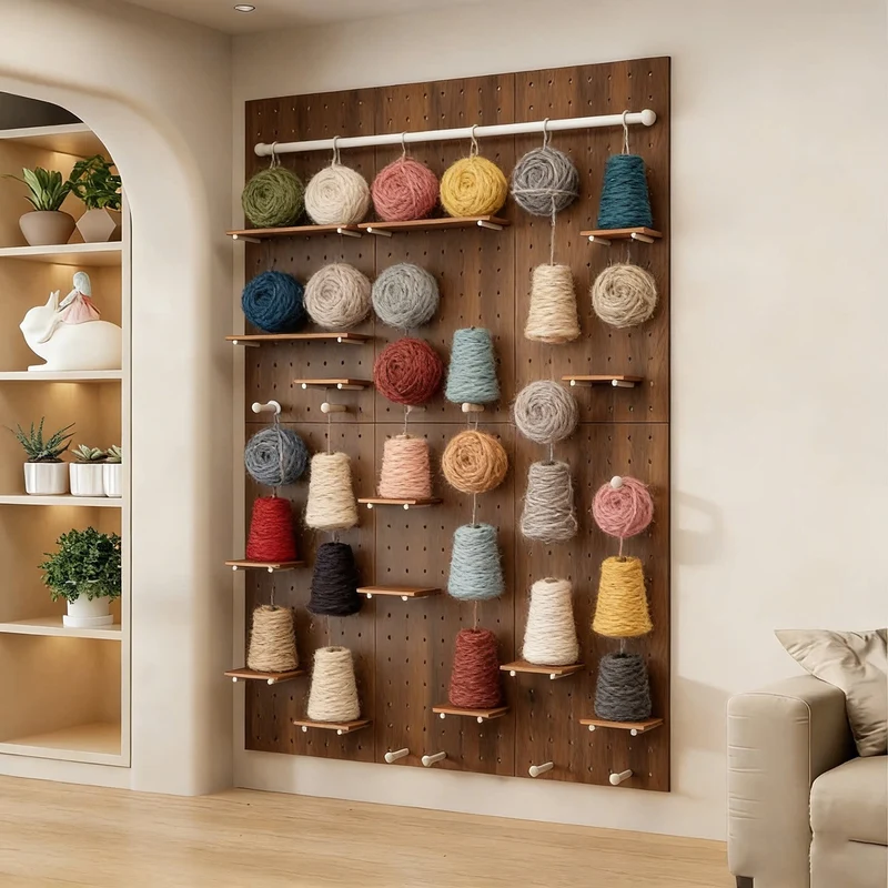 Wandmontierter Pegboard Organizer
