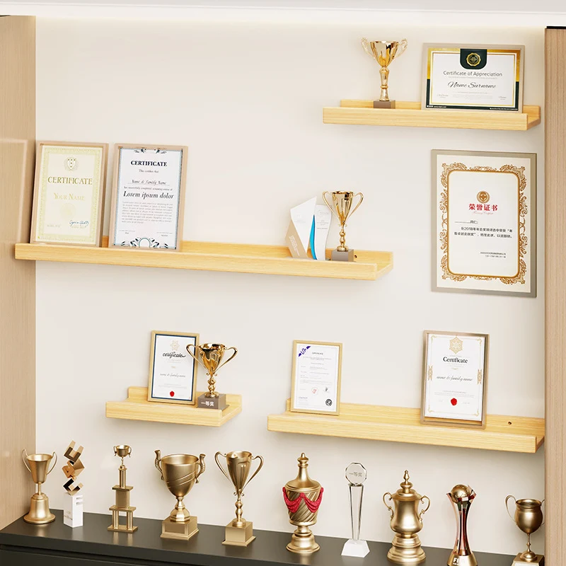 Wandmontierte Schwimmende Display-Regal Lackiertes Hochglanz-MDF