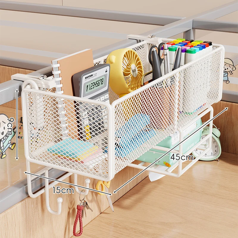 Clamp-On Trennwand Hängendes Netz Schreibtisch Aufbewahrungsregal