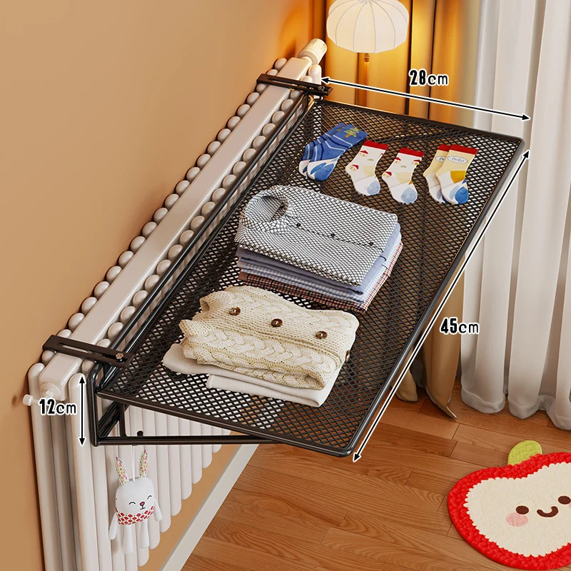 Radiator-Montiertes Klappbares Mesh-Trockengestell