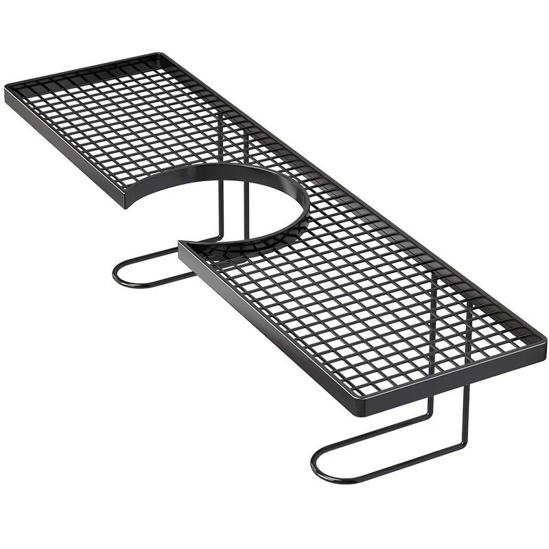 Über- Waschbecken- Arbeitsplatte Vanity Regal Organisator mit Gitter-Tabletts und U-Rahmen Unterstützung