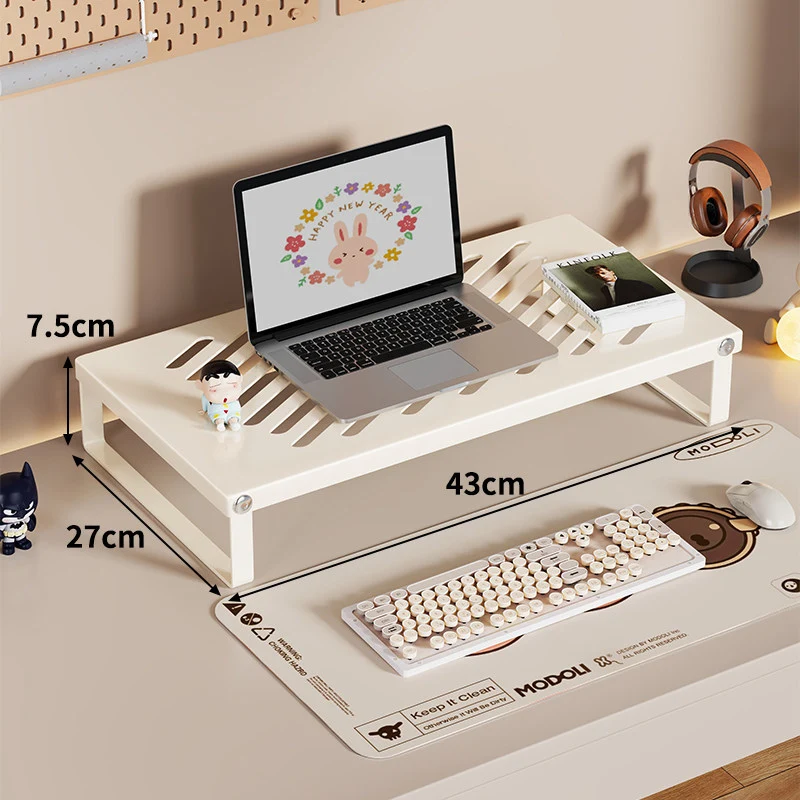Ergonomischer belüfteter Metall-Laptop-Ständer mit Untertisch-Speicher